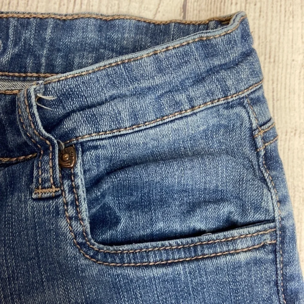 Kut from the Kloth Mid Rise Denim Bermuda Shorts